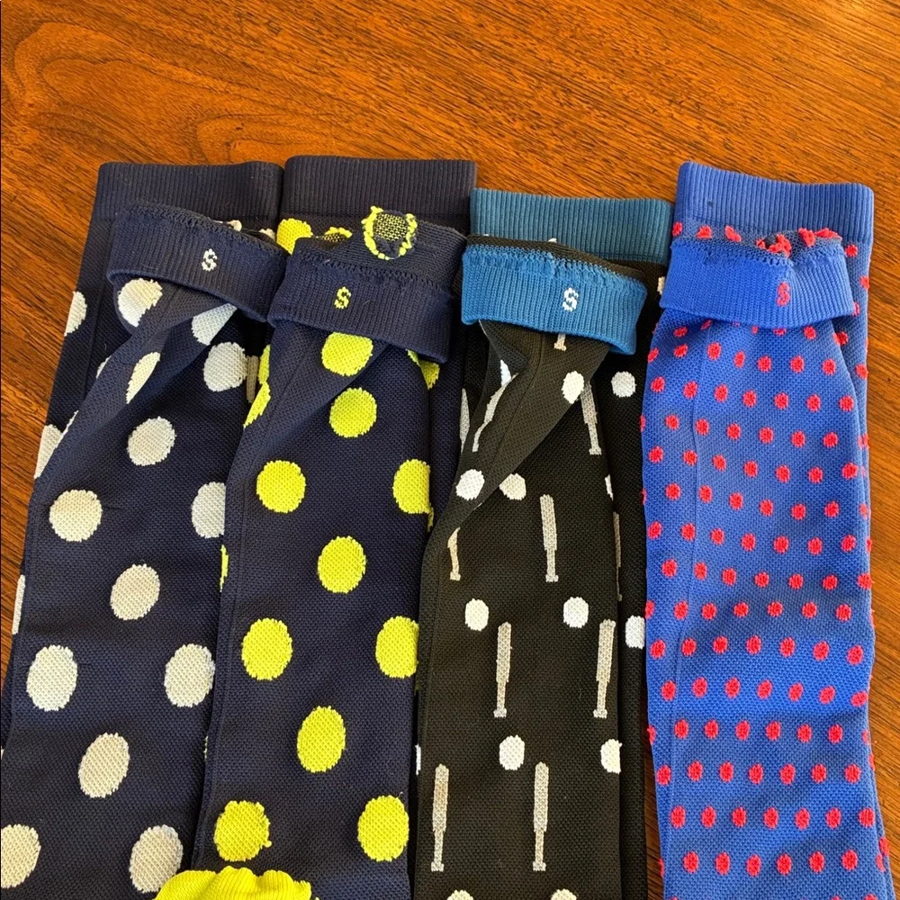 (4 pair) Compression Socks Small Navy - Picture 4 of 10